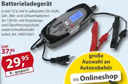 Sonderpreis Baumarkt Batterieladegerät Angebot