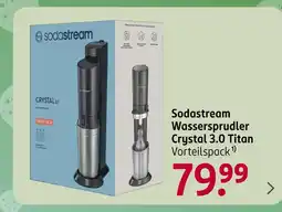 Rossmann Sodastream wassersprudler crystal 3.0 titan Angebot