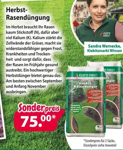 Kiebitzmarkt Kiebitz markt herbst-rasendünger Angebot