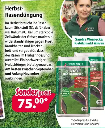 Kiebitzmarkt Kiebitz markt herbst-rasendünger Angebot