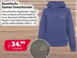 Kiebitzmarkt Baumfuchs damen sweathoodie Angebot