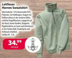 Kiebitzmarkt Leitfeuer herren sweatshirt Angebot