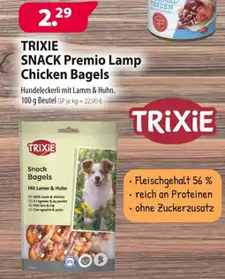 Kiebitzmarkt Trixie snack premio lamp chicken bagels Angebot