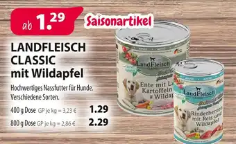 Kiebitzmarkt Landfleisch classic mit wildapfel Angebot
