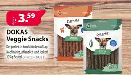 Kiebitzmarkt Dokas veggie snacks Angebot