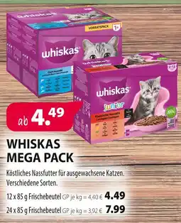 Kiebitzmarkt Whiskas mega pack Angebot