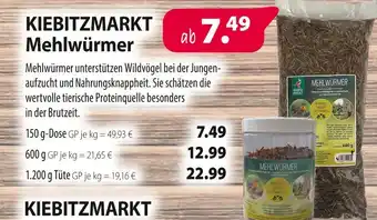 Kiebitzmarkt Kiebitzmarkt mehlwürmer Angebot