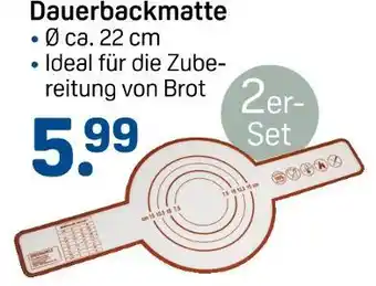 Rossmann Dauerbackmatte Angebot