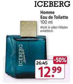 Rossmann Iceberg homme eau de toilette Angebot