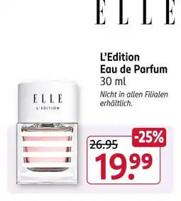 Rossmann Elle l’edition eau de parfum Angebot