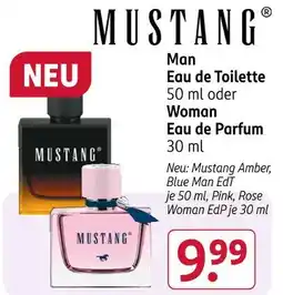 Rossmann Mustang man eau de toilette Angebot