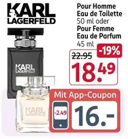 Rossmann Karl lagerfeld pour homme eau de toilette Angebot