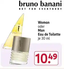 Rossmann Bruno banani woman eau de toilette Angebot