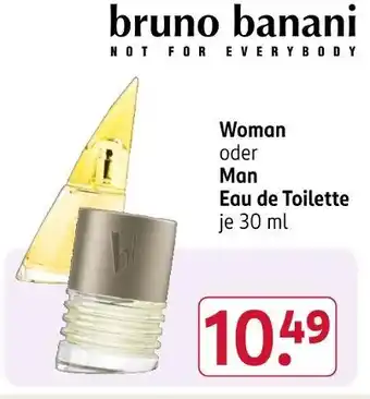 Rossmann Bruno banani woman eau de toilette Angebot