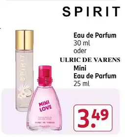 Rossmann Spirit eau de parfum Angebot