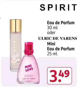 Rossmann Spirit eau de parfum Angebot