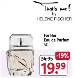 Rossmann Helene fischer for her eau de parfum Angebot