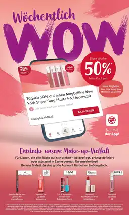Rossmann Maybelline new york super stay matte ink lippenstift Angebot
