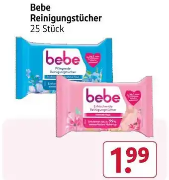 Rossmann Bebe pflegende reinigungstücher Angebot
