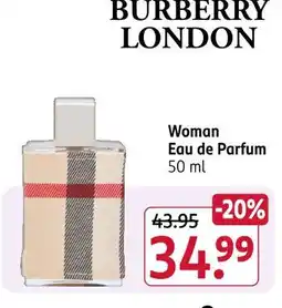 Rossmann Burberry london woman eau de parfum Angebot