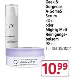 Rossmann Geek & gorgeous a-game5 serum Angebot