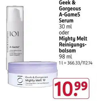 Rossmann Geek & gorgeous a-game5 serum Angebot