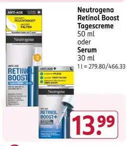 Rossmann Neutrogena retinol boost tagescreme Angebot