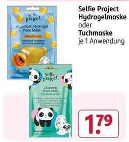 Rossmann Selfie project hydrogelmaske Angebot