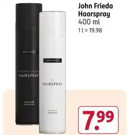 Rossmann John frieda haarspray Angebot