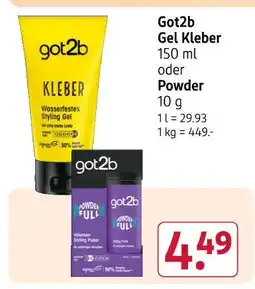 Rossmann Got2b gel kleber Angebot