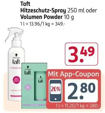 Rossmann Taft hitzeschutz-spray Angebot