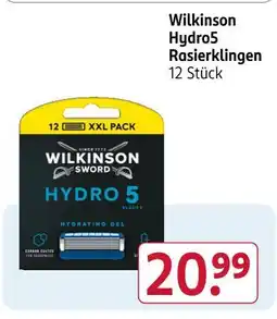 Rossmann Wilkinson sword hydro5 rasierklingen Angebot
