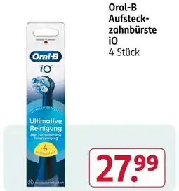 Rossmann Oral-b aufsteckzahnbürste io Angebot