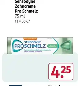 Rossmann Sensodyne zahncreme pro schmelz Angebot