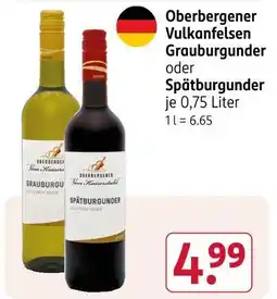 Rossmann Oberbergener vulkanfelsen grauburgunder Angebot
