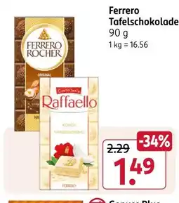 Rossmann Ferrero tafelschokolade Angebot