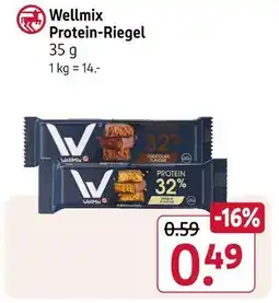 Rossmann Wellmix protein-riegel Angebot