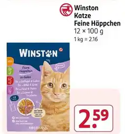 Rossmann Winston katze feine häppchen Angebot