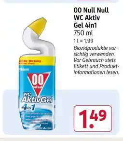 Rossmann 00 null null wc aktiv gel 4in1 Angebot