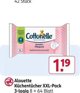 Rossmann Cottonelle sensitiv pflegend Angebot
