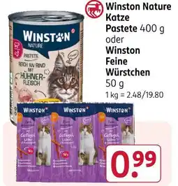 Rossmann Winston nature katze pastete Angebot
