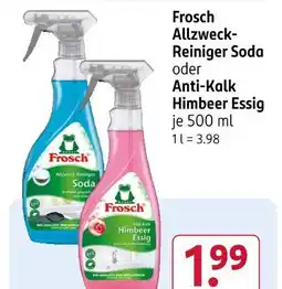 Rossmann Frosch allzweck-reiniger soda Angebot