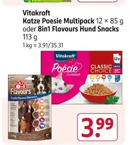 Rossmann Vitakraft katze poesie multipack Angebot