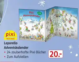 Rossmann Pixi bücher leporello adventskalender Angebot