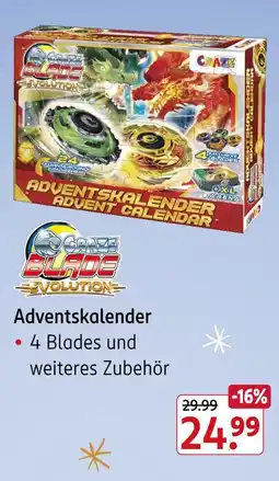 Rossmann Craze blade evolution adventskalender Angebot