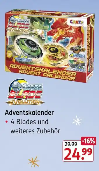 Rossmann Craze blade evolution adventskalender Angebot