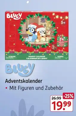 Rossmann Bluey adventskalender Angebot