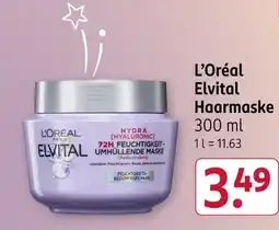 Rossmann L'oréal elvital haarmaske Angebot