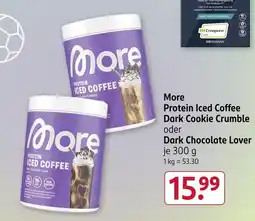 Rossmann More protein iced coffee dark cookie crumble Angebot