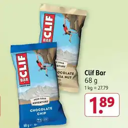Rossmann Clif bar chocolate chip Angebot